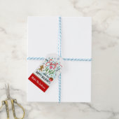 Étiquette cadeau Coworker de Noël (Avec de laficelle)