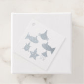 Étiquette-cadeau Créatures de la mer de Noël (Avec boite)