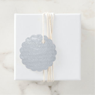 Étiquette-cadeau Créez votre propre personnalisable bleu gris foncé
