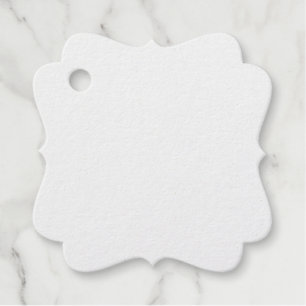 Étiquette-cadeau Créez votre propre personnalisation blanche