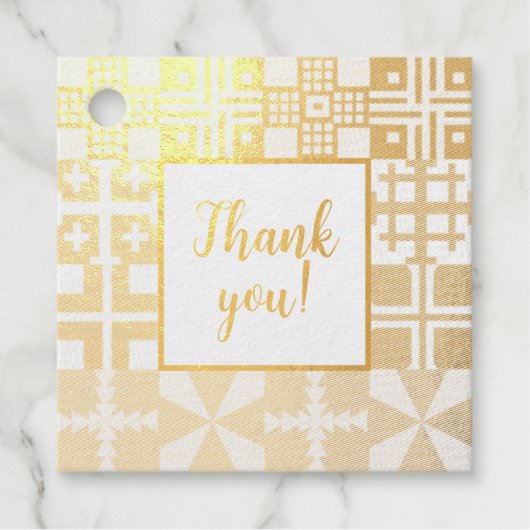 Étiquette-cadeau Croix chrétienne Motif 1 (Devant)