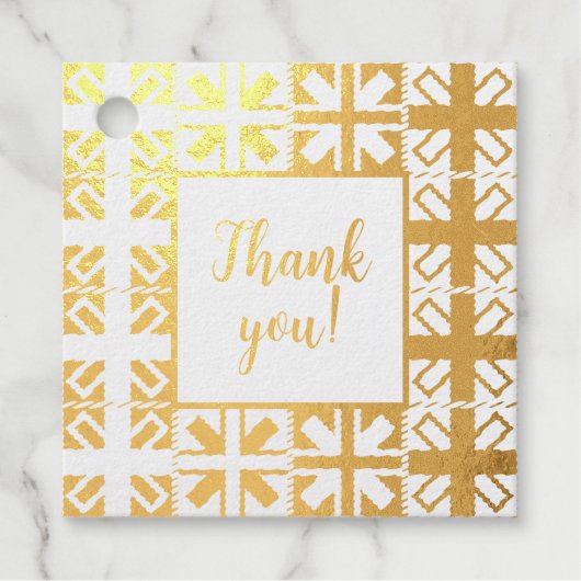 Étiquette-cadeau Croix chrétienne Motif 2 (Devant)