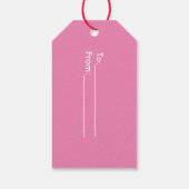 Étiquette cadeau Cupcake (Dos)