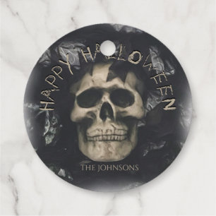 Étiquette-cadeau Custom skull