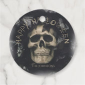 Étiquette-cadeau Custom skull (Dos)