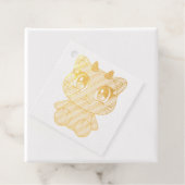 Étiquette-cadeau Cute Kawaii Demon Chat (Avec boite)