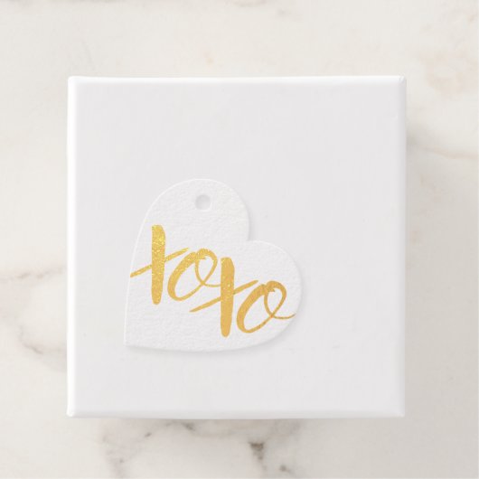 Étiquette-cadeau Cute XOXO Grand Ami VRAI FOIL Cadeau (Avec boite)