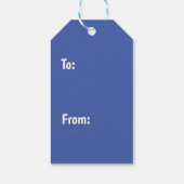 Étiquette cadeau d'alimentation de fleurs (Dos)