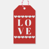 Étiquette cadeau d'amour (Dos)