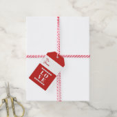 Étiquette cadeau d'amour (Avec de la ficelle)