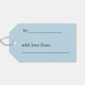 Étiquette cadeau d'anniversaire avec ballons (Dos (Horizontal))