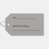 Étiquette cadeau d'anniversaire avec ballons (Dos (Horizontal))