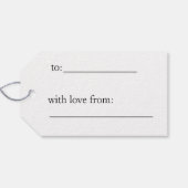 Étiquette cadeau d'anniversaire avec ballons (Dos (Horizontal))