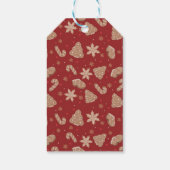 Étiquette cadeau d'anniversaire de Noël Red Mug (Dos)