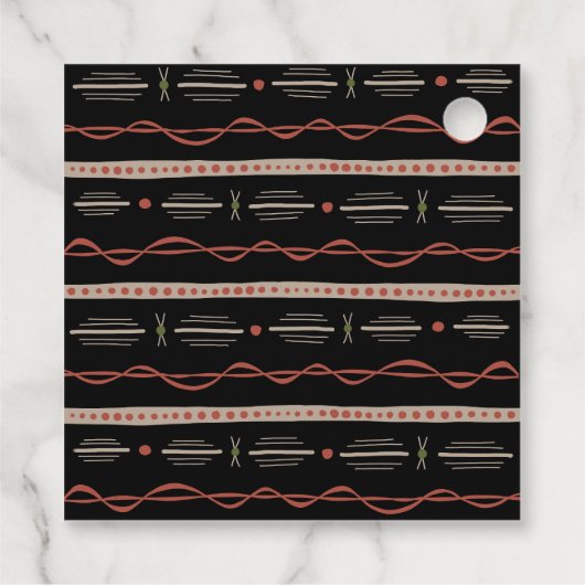 Étiquette cadeau d'anniversaire de Slither Snake (Dos)