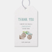 Étiquette cadeau d'anniversaire Monster Trucks (Devant)