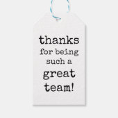 Étiquette Cadeau d'appréciation de l'employé, de l (Devant)