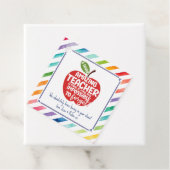 Étiquette cadeau d'appréciation de l'enseignant Ex (En situation)