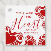 Étiquette cadeau d'appréciation du client de la jo (Devant)