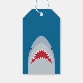 Étiquette cadeau d'attaque de requin (Dos)