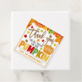 Étiquette cadeau d'automne (En situation)