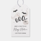 Étiquette cadeau de bienvenue de SUGARBOO Hallowee (Dos)