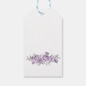 Étiquette cadeau de bienvenue Favor de mariage (Dos)