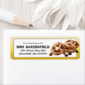 Étiquette Cadeau de cuisson de biscuits aux pépites de choco (En situation)