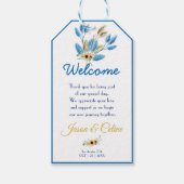 Étiquette cadeau de fête de bienvenue (Devant)