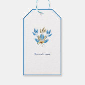 Étiquette cadeau de fête de bienvenue (Dos)