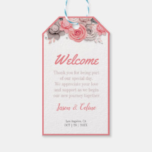 Étiquette cadeau de fête de bienvenue