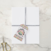 Étiquette cadeau de fleurs - Adiela Akoo (Avec de la ficelle)