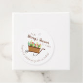 Étiquette cadeau de fleurs de printemps pour broue (En situation)