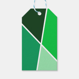 Étiquette cadeau de la collection de couleurs de J