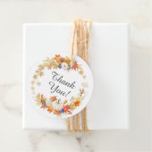 Étiquette Cadeau de la Fête des mariées Citrouille (En situation)