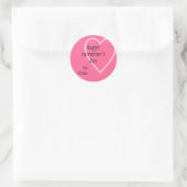 étiquette cadeau de la Saint-Valentin (Sac)
