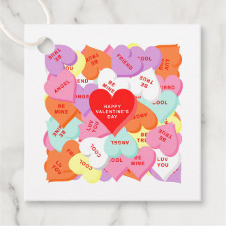 Étiquette cadeau de la Saint-Valentin