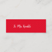 Étiquette cadeau de la Saint-Valentin de l'Ours mo (Dos)