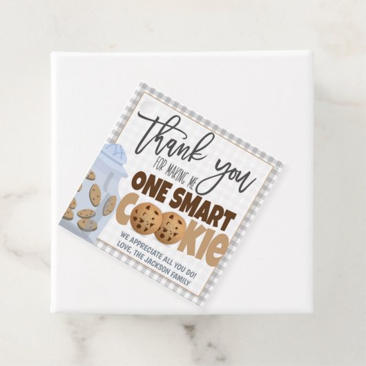 Étiquette cadeau de l'enseignant (En situation)