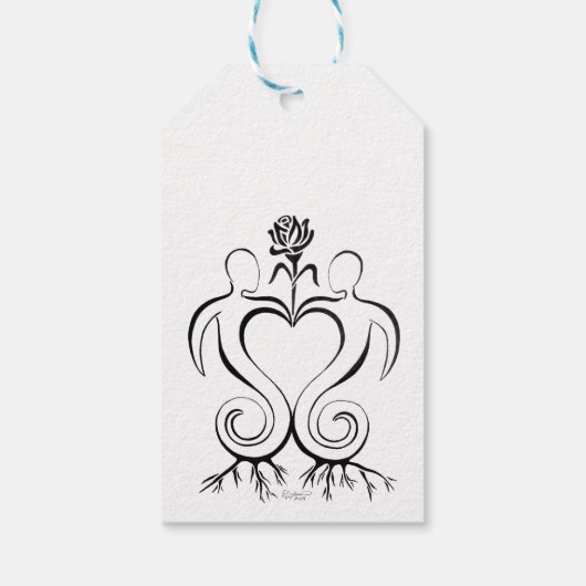 Étiquette cadeau de l'union de l'âme (Dos)