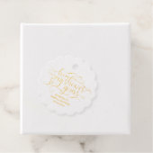 Étiquette-cadeau De Ma Douche À La Vôtre - Merci (Avec boite)