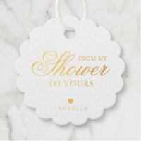 De Ma Douche À La Vôtre Pochette Cadeau Mariage en