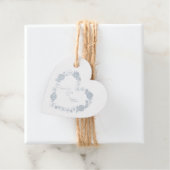 Étiquette cadeau de mariage Gris (Avec boite)