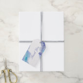 Étiquette cadeau de mariage préféré d'aquarelle mo (Avec de la ficelle)