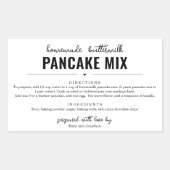 Étiquette Cadeau de Mélange de Crêpes (Devant)
