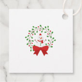 Étiquette cadeau de Noël (Dos)