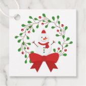 Étiquette cadeau de Noël (Devant)