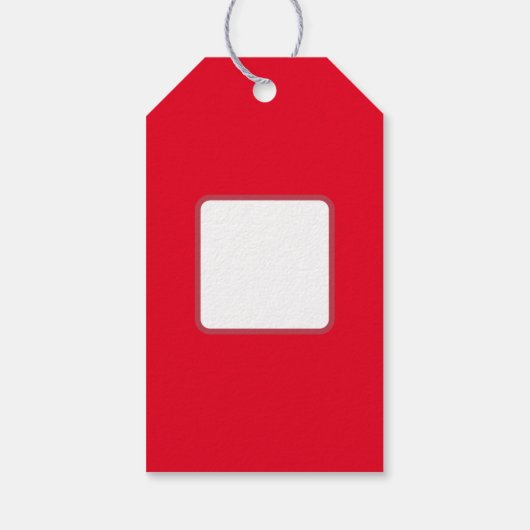 Étiquette cadeau de Noël (Dos)