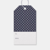 Étiquette cadeau de Noël (Dos)