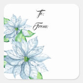 Étiquette cadeau de Noël (Devant)